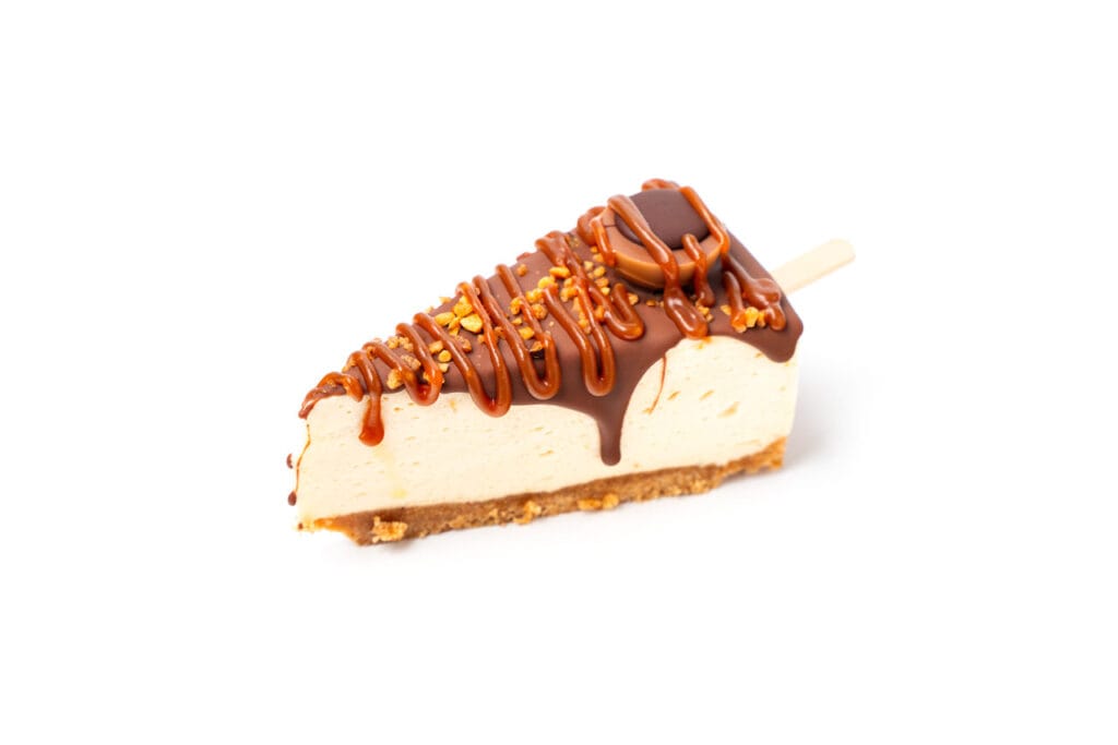 Salted Caramel No-Bake Cheesecake
