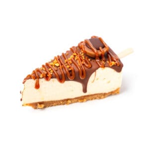 Salted Caramel No-Bake Cheesecake