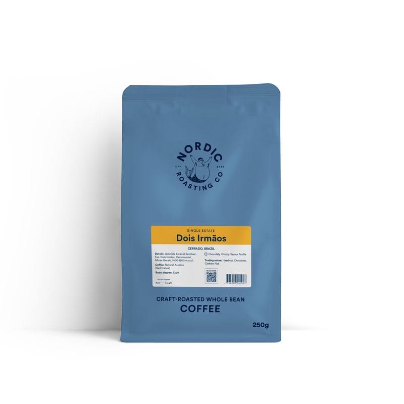 Nordic Roasting Co. Fazenda Dois Irmãos 250 g whole bean coffee bag